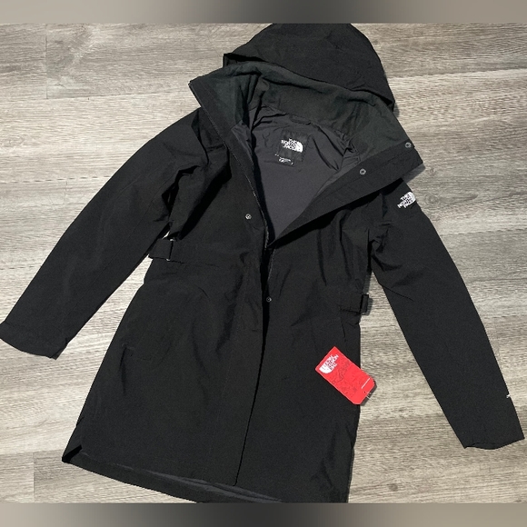 The North Face Jackets & Blazers - The North Face Black City Trench Rain Jacket Coat Women’s Size Small ( NWT )